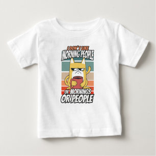 Ich mag weder Morgenmenschen noch Morgenmensch ode Baby T-shirt