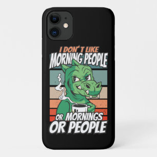Ich mag weder Morgenmenschen noch Morgenmensch ode Case-Mate iPhone Hülle
