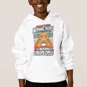 Ich mag weder Morgenmenschen noch Morgenmensch ode Hoodie