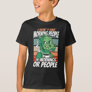 Ich mag weder Morgenmenschen noch Morgenmensch ode T-Shirt