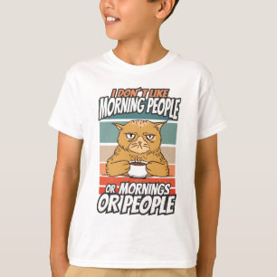Ich mag weder Morgenmenschen noch Morgenmensch ode T-Shirt