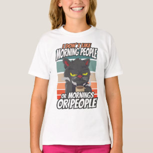 Ich mag weder Morgenmenschen noch Morgenmensch ode T-Shirt