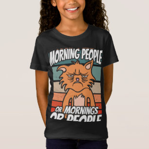 Ich mag weder Morgenmenschen noch Morgenmensch ode T-Shirt