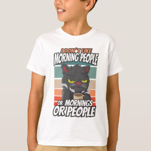 Ich mag weder Morgenmenschen noch Morgenmensch ode T-Shirt