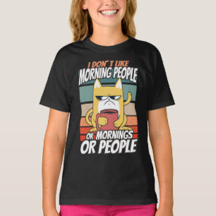 Ich mag weder Morgenmenschen noch Morgenmensch ode T-Shirt