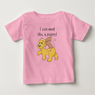 Ich mag Welpen und Geschenke Baby T-shirt