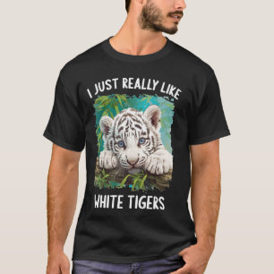 Ich mag White Tigers White Tiger T-Shirt