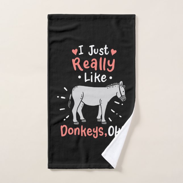 Ich mag wirklich Donkeys Handtuch (Handtuch)