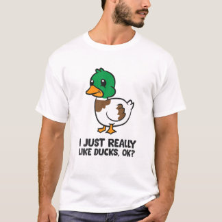 Ich mag wirklich Enten T-Shirt