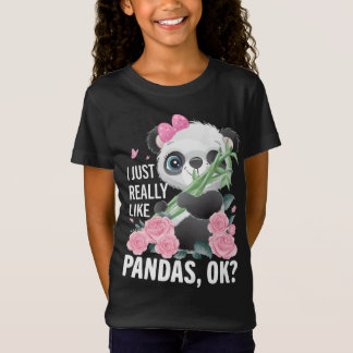 Ich mag wirklich Panda, niedliches Panda-Design T-Shirt