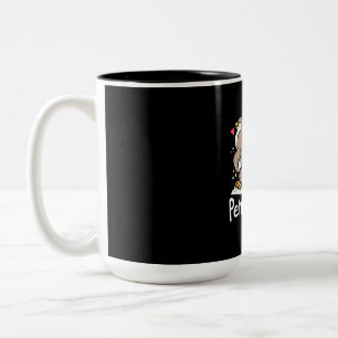 Ich mag wirklich Pinguine, ok Zweifarbige Tasse