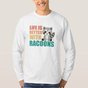 Ich mag wirklich Racoons Niedlichen Raccoon T-Shirt