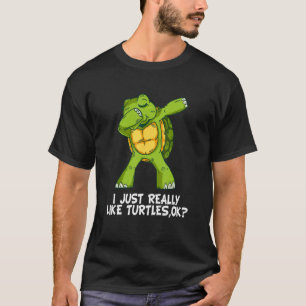 Ich mag wirklich Schildkröten, ok, lustig, die Tur T-Shirt