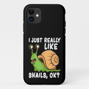 Ich mag wirklich Schnecken, ok Funny Snail Lover G Case-Mate iPhone Hülle