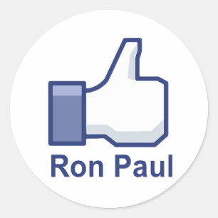 ICH MAKE RON PAUL RUNDER AUFKLEBER
