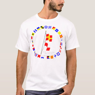 Ich manövriere mit Schwierigkeit Signalflagge T-Shirt
