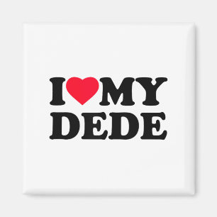 Ich Mein Dede Herz Opa Familie Tank Magnet