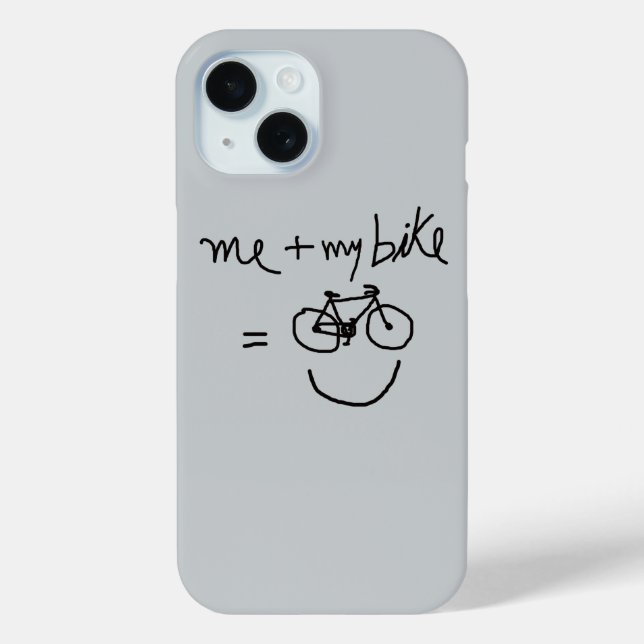 Ich & mein Fahrrad = Glück Case-Mate iPhone Hülle (Rückseite)