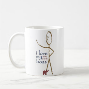 "Ich meine Liebe…. Chef " Kaffeetasse