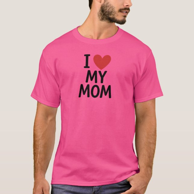 Ich ❤️ meine Mama T-Shirt (Vorderseite)