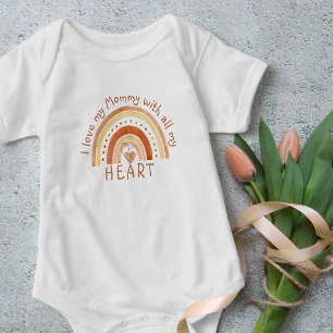 Ich meine Mutter mit meinem ganzen Herz - Ton Baby Strampler