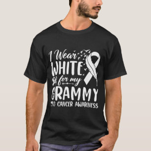 Ich meine weiße Grammy Lungenkrebsaufklärung T-Shirt