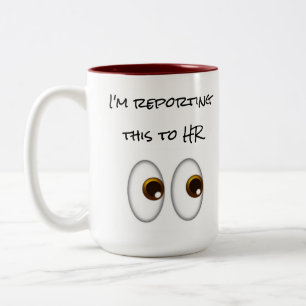 Ich melde das der HR-Tasse Zweifarbige Tasse
