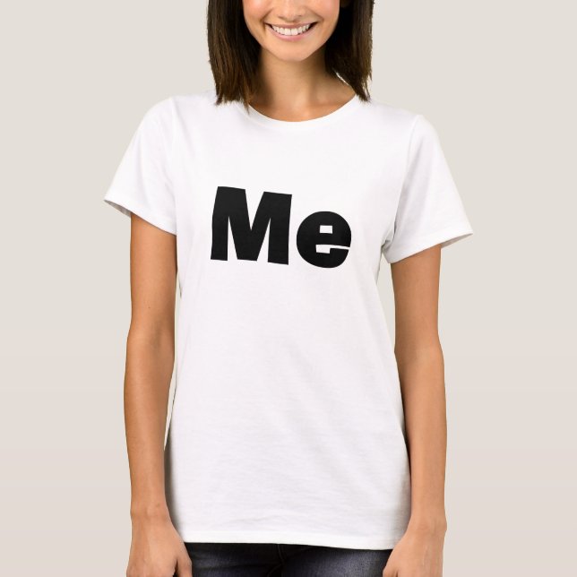 Ich/Mini-Ich-Matching Vater/Sohn Mutter/Tochter T-Shirt (Vorderseite)