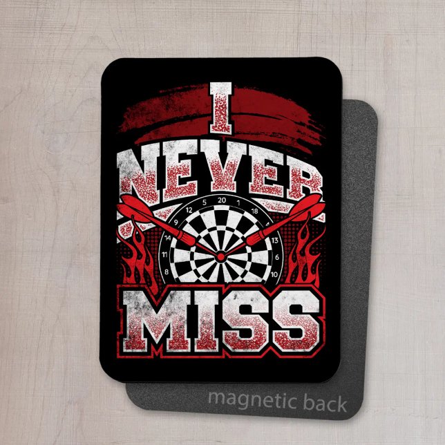 Ich Miss nie - Dart Player Magnet (Von Creator hochgeladen)
