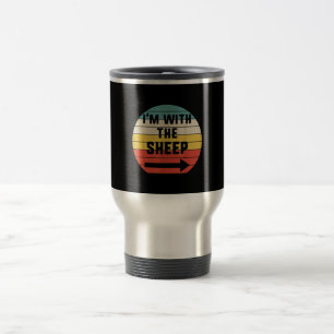 Ich mit Schafen Halloween Matching Couple Gift Reisebecher