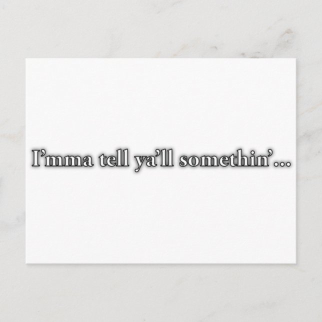 "Ich Mixed Martial Arts sag dir was.." Postkarte (Vorderseite)
