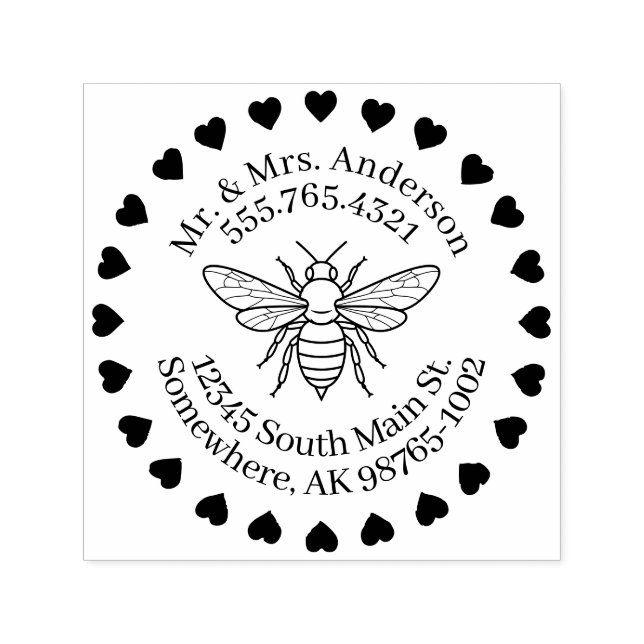 Ich möchte Bienen persönlich kontaktieren Permastempel (Design)