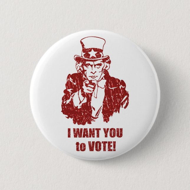Ich möchte, dass Sie Button wählen (Vorderseite)