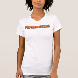 Ich möchte die Basketball-Liebe T-Shirt