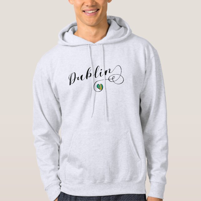 Ich möchte Dublin, Irland Hoodie (Vorderseite)