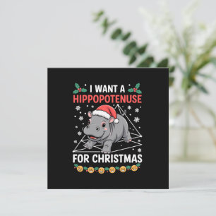 Ich möchte eine Hippopotenuse zu Weihnachten Mathe