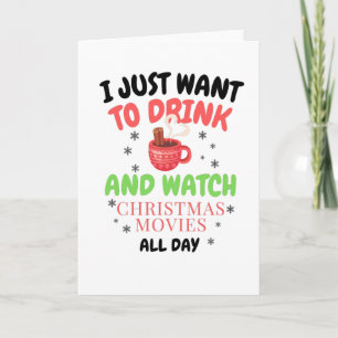 Ich möchte einfach nur heiße Schokolade trinken Karte