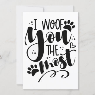 Ich möchte euch am meisten mit einer Paw Print Feiertagskarte