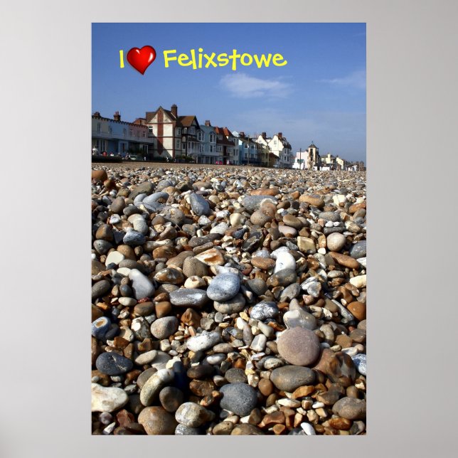 Ich möchte Felixstowe-Plakat Poster (Vorne)