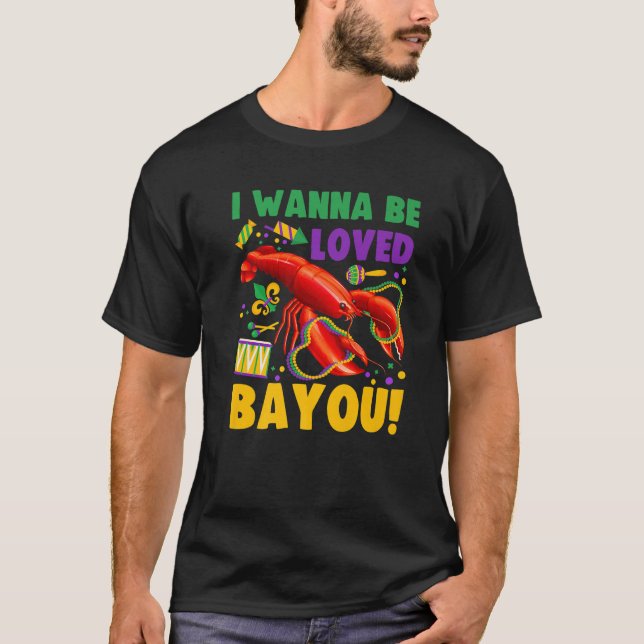 Ich möchte gerne die Sonne lieben Bayou Funny Craw T-Shirt (Vorderseite)