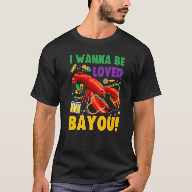 Ich möchte gerne die Sonne lieben Bayou Funny Craw T-Shirt (Vorderseite)