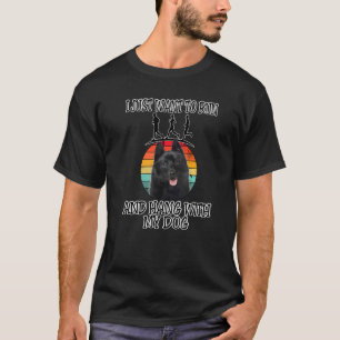 Ich möchte laufen und mit Schipperke hängen T-Shirt