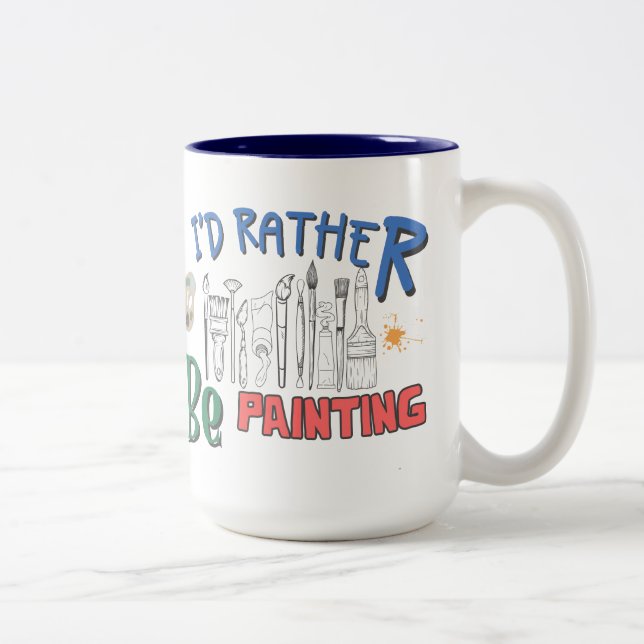 Ich möchte lieber 15oz Keramik Tasse malen (Rechts)
