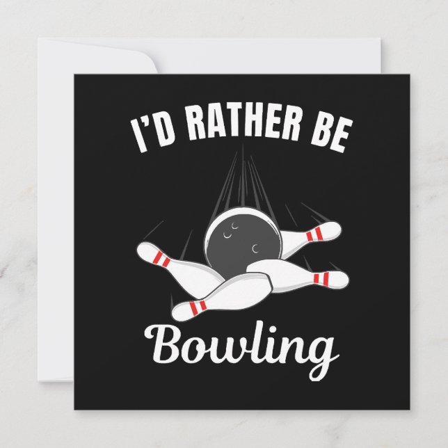 Ich möchte lieber Bowling sein (Vorderseite)