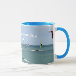 Ich möchte lieber Kitesurf Boarding sein - persona Tasse