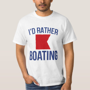 Ich möchte lieber (nautisch b) Boot fahren T-Shirt