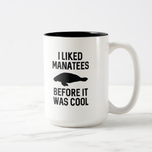Ich mochte Manatis Zweifarbige Tasse