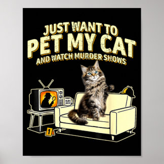 Ich möchte meine Himalaya-Katze streicheln und Sen Poster