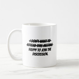 Ich möchte nicht teilnehmen kaffeetasse