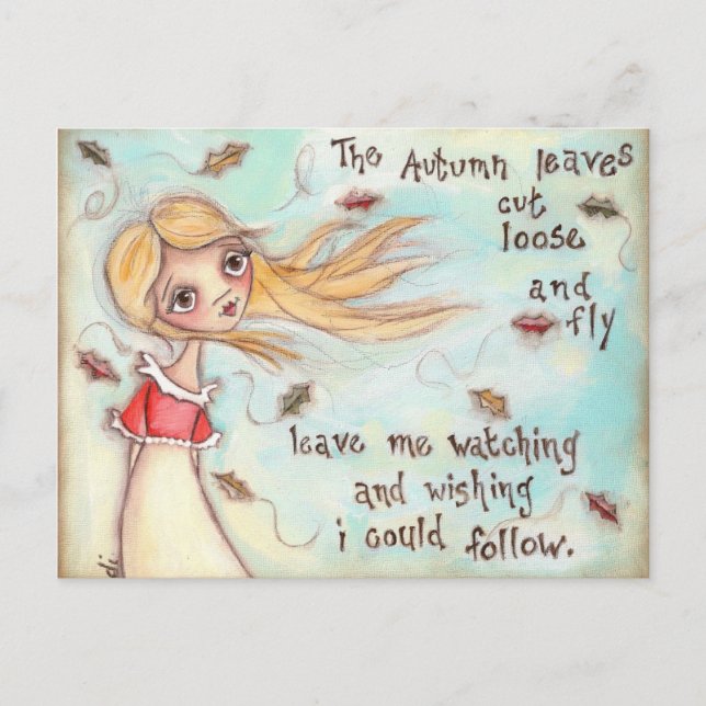 Ich möchte - Postkarte (Vorderseite)